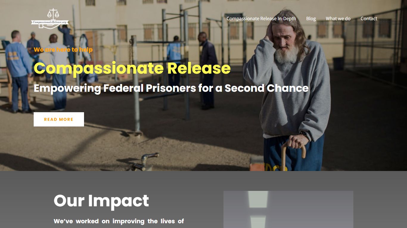 Home - Compassionate Release: Empowering Federal Prisoners for a Second ...